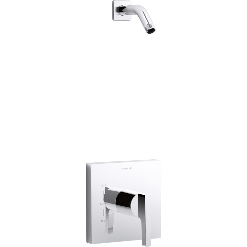 Kohler Honesty Shower System Kohler Honesty Rite-Temp Shower Valve Trim with Lever Handle, Less